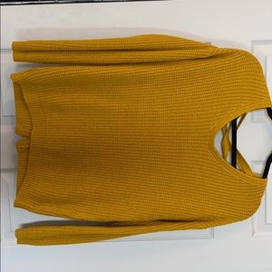 Yellow sweater